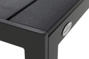 Meble ogrodowe aluminiowe Ibiza 150 cm Black / Black 6+1 - Meble ogrodowe - miniaturka - grafika 7