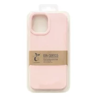 Etui i futerały do telefonów - Eco Case etui do iPhone 12 Pro silikonowy pokrowiec obudowa do telefonu różowy - miniaturka - grafika 1