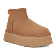 Botki damskie - UGG Botki Śniegowce W Classic Mini Dipper Chestnut-38 - miniaturka - grafika 1