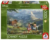 Puzzle - Schmidt Puzzle PQ 1000 Myszka Miki&Minnie w Alpach G3 - - miniaturka - grafika 1