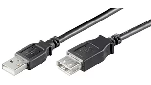 Wentronic USB Cable (A-wtyczka na gniazdo A) Czarny 0,6 m 4040849686252 - Kable USB - miniaturka - grafika 2