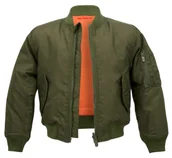 Odzież taktyczna i umundurowanie - Kurtka dziecięca BRANDIT MA1 olive 170 (15 Lat) - miniaturka - grafika 1