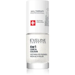 EVELINE Nail Therapy 6w1 Care &amp; Colour Odżywka Do Paznokci Golden Glow 5ml - Odżywki do paznokci - miniaturka - grafika 1