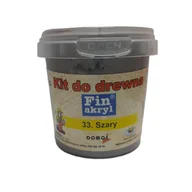 Gipsy i gładzie gipsowe - Kit do drewna 0,25 kg Szary FINAKRYL - miniaturka - grafika 1