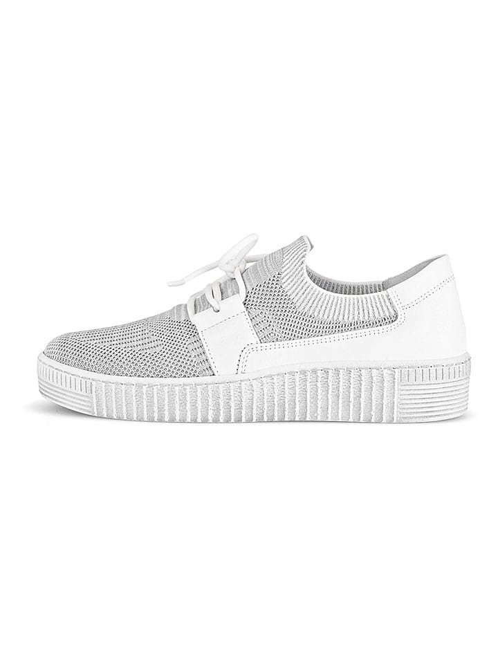 Gabor Sneakersy w kolorze szaro-białym