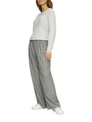 Swetry damskie - s.Oliver Sweter w kolorze jasnoszarym - miniaturka - grafika 1