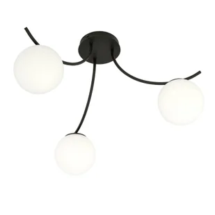 Emibig Boston lampa sufitowa 3-punktowa czarna/biała 1109/3 - Lampy sufitowe - miniaturka - grafika 5