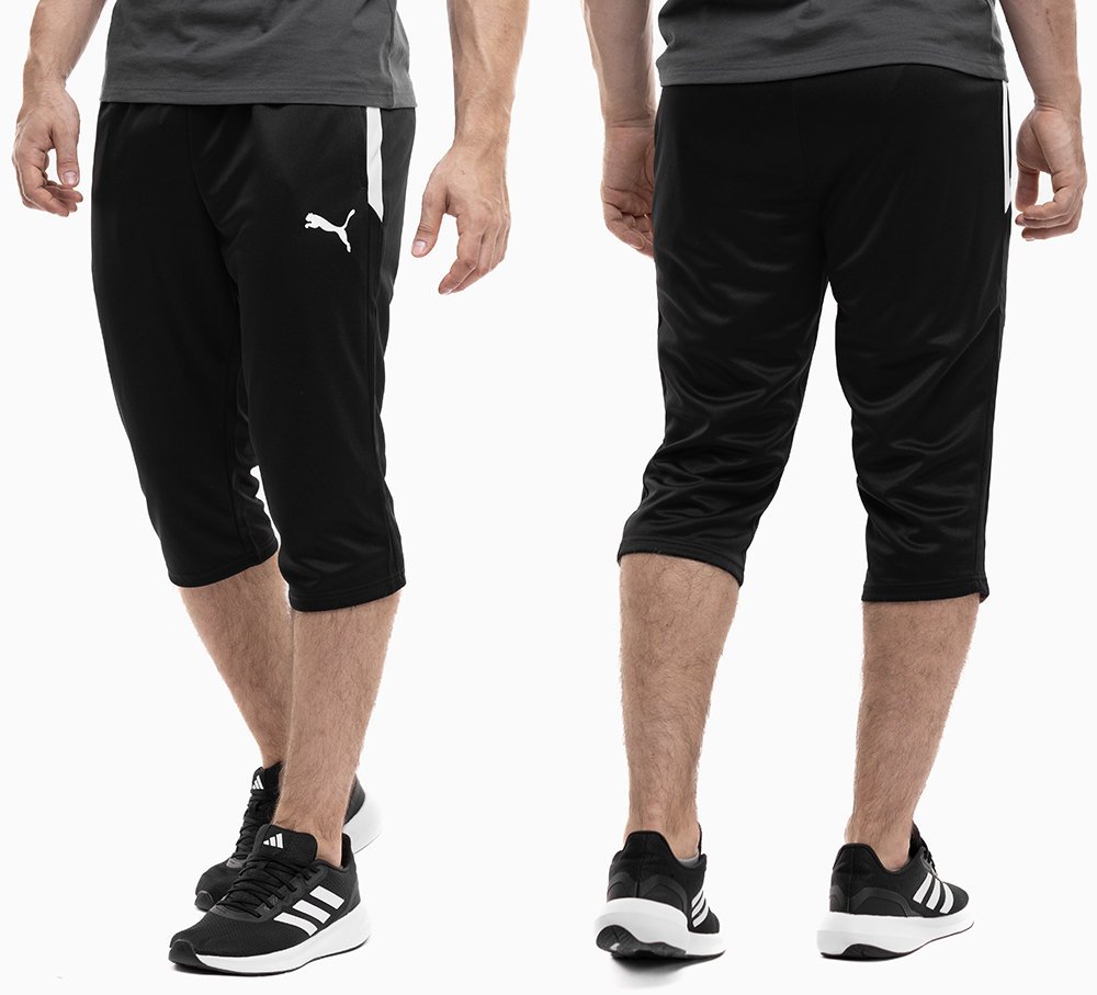 PUMA spodnie męskie sportowe spodenki 3/4 treningowe teamLIGA roz. S