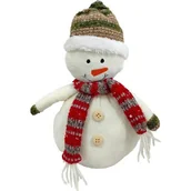 Ozdoby bożonarodzeniowe - BAŁWAN DEKORACYJNY W CZAPCE I SZALIKU - miniaturka - grafika 1
