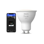 Żarówki LED - Inteligentny reflektor punktowy PHILIPS Hue GU10 White 1szt - miniaturka - grafika 1