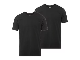 Koszulki męskie - Mexx Podkoszulek t-shirt męski, 2 sztuki (M, Czarny/z okrągłym dekoltem) - grafika 1