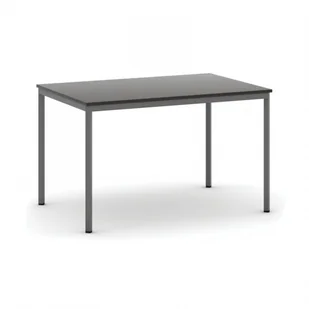 B2B Partner Stół do jadalni 1200 x 800 mm, blat wenge, nogi ciemnoszare 555699 - Stoły - miniaturka - grafika 1