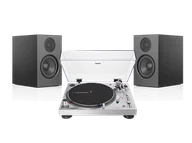 Zestawy stereo - Audio-Technica AT-LP120X-USB (srebrny) + A28 (czarny) - miniaturka - grafika 1