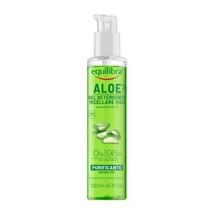 EQUILIBRA Aloesowy oczyszczający żel micelarny ALOE 3+, 200ml - >>> DARMOWA od 99zł<<< - Żele do mycia twarzy - miniaturka - grafika 1