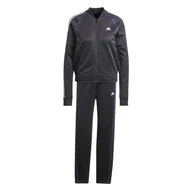 Spodnie damskie - Damski Dres ADIDAS W TEAMSPORT TS IX1106 – Czarny - miniaturka - grafika 1