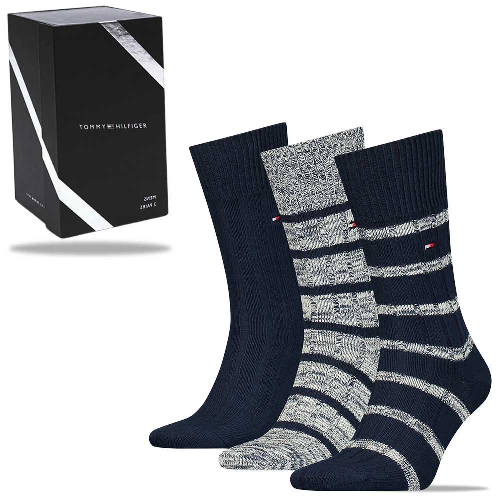 Tommy Hilfiger Skarpety Bawełniane Zestaw Prezentowy 3P Rozmiar 39
