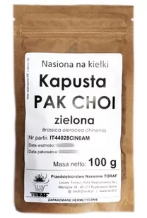 Toraf Kapusta Pak Choi 100 g Mic000057 - Nasiona i cebule - miniaturka - grafika 1