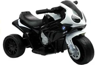 Pojazdy elektryczne dla dzieci - LEAN CARS Motor na Akumulator Trójkołowy BMW S1000RR Czarny 2540 - miniaturka - grafika 1