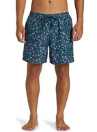 Kąpielówki męskie - Quiksilver Męskie spodenki kąpielowe Czarne L - miniaturka - grafika 1