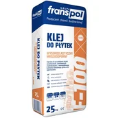Kleje i inne preparaty budowlane - Klej do płytek F- 100 wysokoelastyczny C2TE 25 kg Franspol - miniaturka - grafika 1