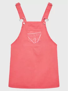 Sukienki i spódniczki dla dziewczynek - Guess Sukienka codzienna J3GK00 WFGB0 Różowy Regular Fit - grafika 1