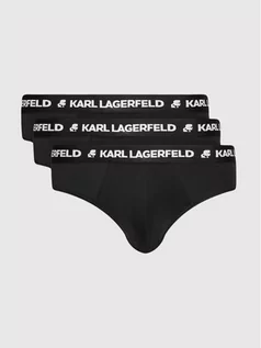 Majtki męskie - KARL LAGERFELD Komplet 3 par slipów Logo 211M2103 Czarny - grafika 1