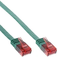 Patchcordy - InLine 1m - Kabel sieciowy U/UTP - 1000 Mbit - Cat.6 - RJ45 - zielony 71601G - miniaturka - grafika 1