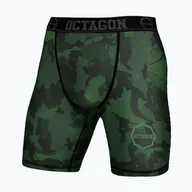 Kimona, stroje i obuwie - Spodenki kompresyjne męskie Octagon Camo Forest - miniaturka - grafika 1
