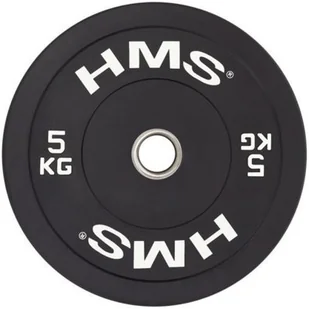 HMS OBCIĄŻENIE TALERZ OLIMPIJSKI BUMPER 5KG BBR05 17-61-015 - Pozostały sprzęt i akcesoria do ćwiczeń - miniaturka - grafika 1