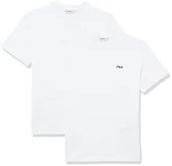 Koszulki i topy damskie - FILA Damska koszulka Bari Double Pack, Bright White-Bright White, M - miniaturka - grafika 1