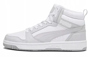Sneakersy Puma Rebound V6 392326-05 Sportowe Lekkie Skóra Wysokie - Sneakersy męskie - miniaturka - grafika 1