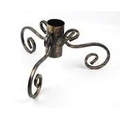 Stojaki choinkowe - Stojak choinkowy metalowy 30 x 45 x 7 cm złoty - miniaturka - grafika 1