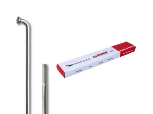 CNSPOKE Szprychy STD14 2.0-2.0-2.0 stal nierdzewna 224mm srebrne + nyple 144szt 5907558601473 - Części rowerowe - miniaturka - grafika 1