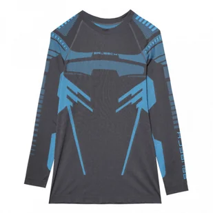 Męski longsleeve termoaktywny Brubeck Dry - szary - BRUBECK - Koszulki sportowe męskie - miniaturka - grafika 1