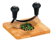 Deski do krojenia - Kesper 50646 deska do krojenia 16 x 16 x 1,8 cm z bambusa ziół, brązowy, 16 x 16 x 1,8 cm 50646 - miniaturka - grafika 1