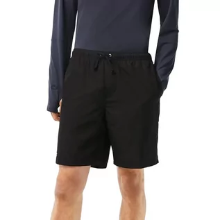 Spodnie sportowe męskie - Spodenki Lacoste Erkek Classic Fit Beyaz Sort GH353T-031 - czarne - grafika 1
