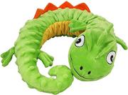Zabawki dla psów - Nobby Kameleon zwinięty 25cm zielony pluszak dla psa - miniaturka - grafika 1