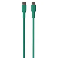 Akcesoria do smartwatchy - Kabel USB-C - USB-C PURO Icon Soft Cable 1.5 m Zielony - miniaturka - grafika 1