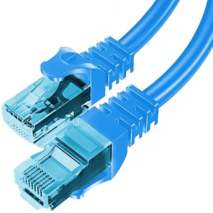 Patchcord UTP kat. 5e 0,2m NIEBIESKI - Kable komputerowe i do monitorów - miniaturka - grafika 1