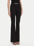 Spodnie damskie - Fracomina Spodnie materiałowe FR25SVA006W51501 Czarny Flare Fit - miniaturka - grafika 1