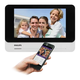 Monitor Philips WelcomeEye AddConnect do rozbudowy zestawów WelcomeEye Connect 2 - Akcesoria do domofonów i wideodomofonów - miniaturka - grafika 1