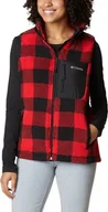 Kamizelki męskie - Columbia Columbia West Bend Vest 1939914658 Czerwone S - miniaturka - grafika 1