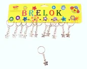 Breloki - Gwiazdka Metalowy Brelok Do Kluczy Zestaw 12Szt - miniaturka - grafika 1