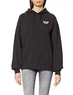 Wrangler Męska bluza z kapturem WWYG, Faded Black, S - Bluzy męskie - miniaturka - grafika 1