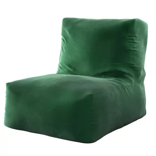Dekoria Dekoria Pufa- fotel butelkowa zieleń velvet welwet - Pufy i podnóżki - miniaturka - grafika 1