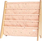 Półki i regały dla dzieci - Stojak na książki Terrazzo różowy - miniaturka - grafika 1