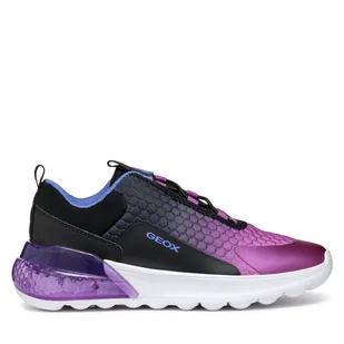 Sneakersy Geox J Activart Illiminus J46LZA 0EE9J C0037 M Fioletowy - Buty dla dziewczynek - miniaturka - grafika 1