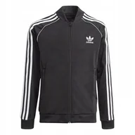 Bluzy dla dziewczynek - Bluza Dziecięca adidas GN8451 Sst Track Czarna 152 - miniaturka - grafika 1