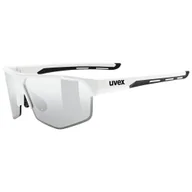 Okulary przeciwsłoneczne - Okulary sportowe Uvex Axos Set White Matt/Mir.Silver (S5330818816) - miniaturka - grafika 1