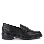 Półbuty damskie - Lordsy Geox D Walk Pleasure D36TGF 00043 C9999 Czarny - miniaturka - grafika 1